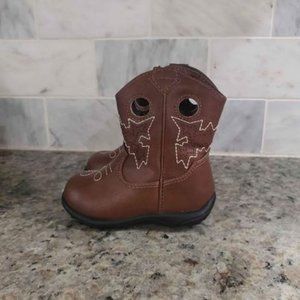 NWT Wonder Nation Baby Boy or Girl Western Cowboy Boot Easy On, Easy Off